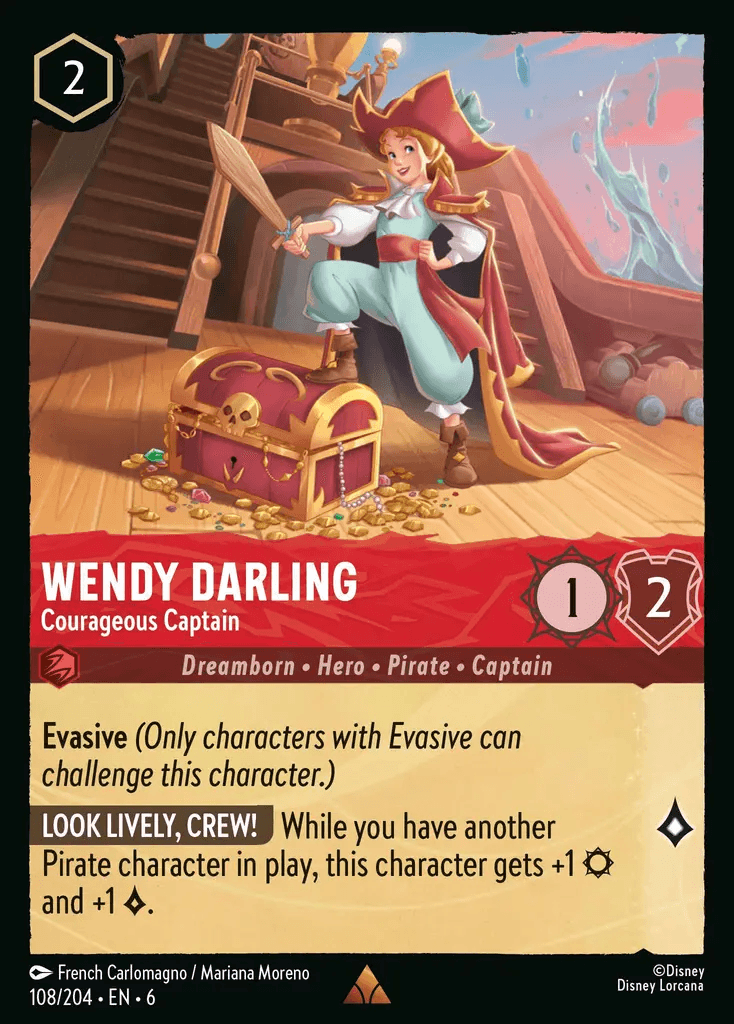 Wendy Darling Courageous Captain